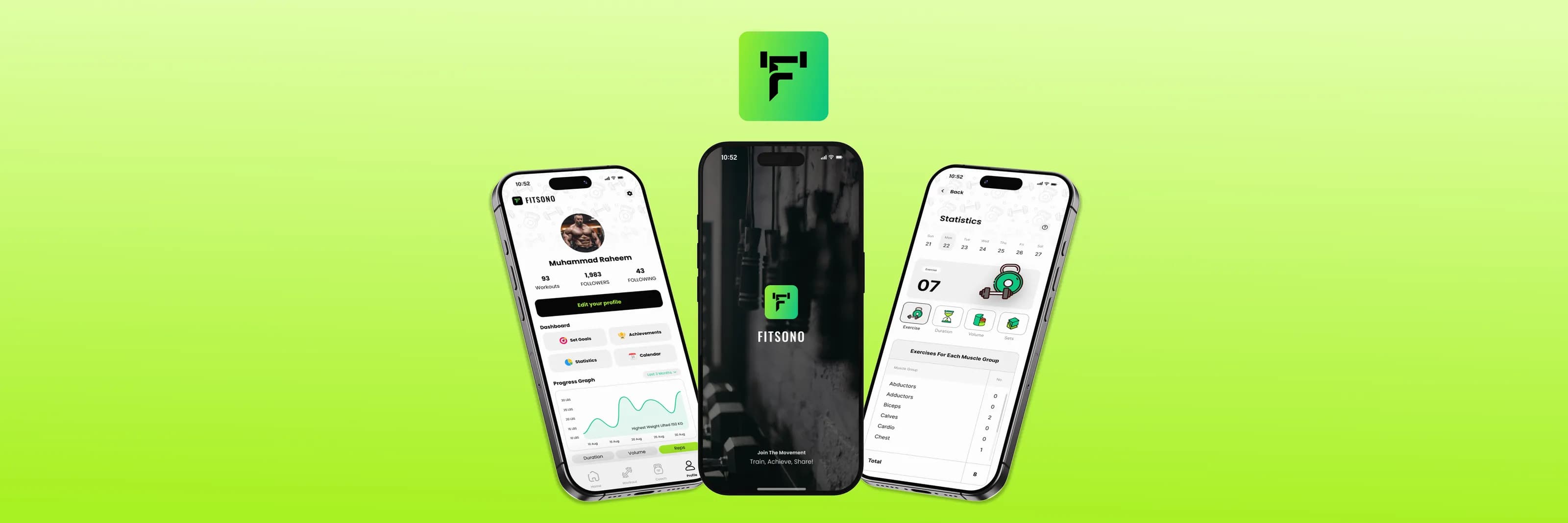 FitSono app preview